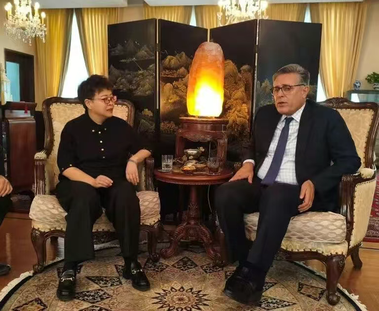  Pakistan Ambassador to China Khalid Hashmi Hosts IBI Director Liu Zhai at Embassy Residence